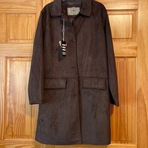 Reportage leather coat